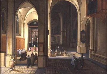 Interior of a Gothic Church